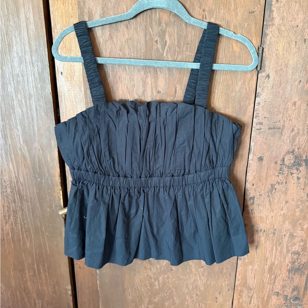 Cleobella Black Crop Top